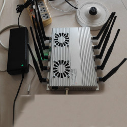 High Power 10 Channels Desktop Network Wiretapping Device Jammer 50W for School Conference Indoor Use Cell Phone Signal Blocker