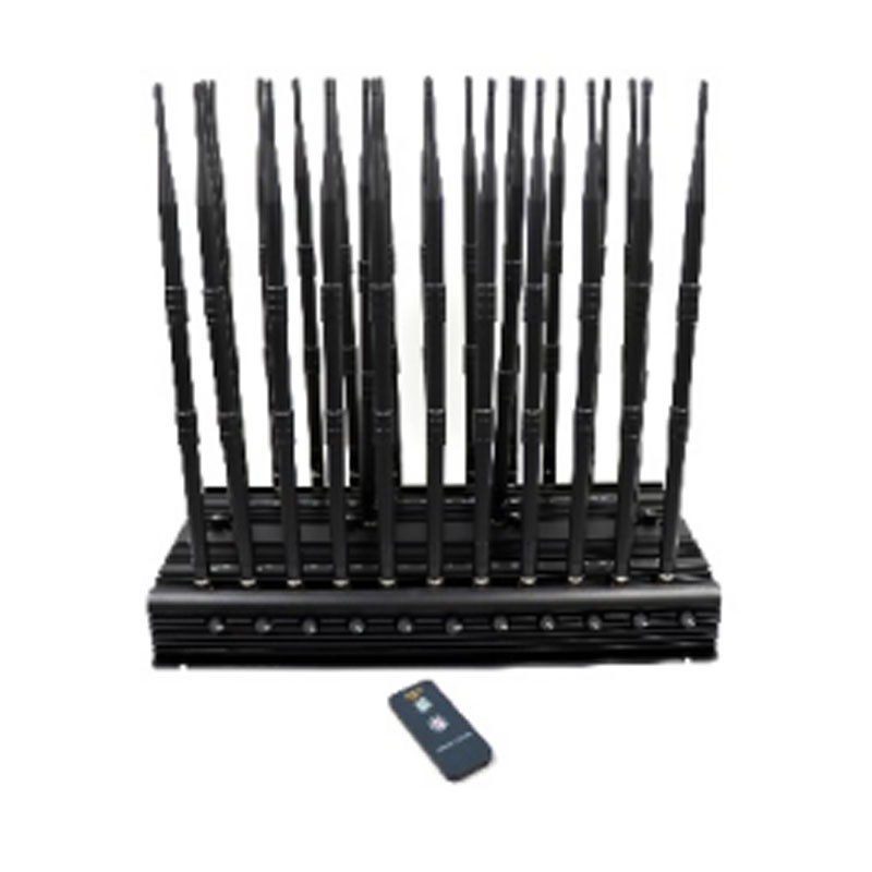 Newest 26 Antennas Desktop FM Radio WiFi 6E GSM GPS Lojack Lora UHF VHF 3G 4G 5g Cell Phone Signal Jammer Spy Device Blocker