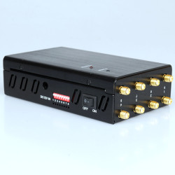 8 Antennas Portable Powerful Wave Jammer Signal Blocker All Mobile Phone 2G,3G,4G 5G signal and WIFI 2.4G GPSL1 Blocker