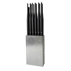 12 Antennas 234G 5G Mobile Phone Signal Jammer LOJACK GPS WiFi Jammer Signal Blocker 8.4Watt Jamming up to 20m GPS Blocker